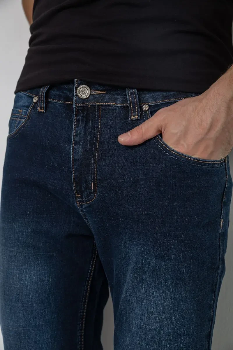 Джинси чоловічі, колір темно-синій, 244R2280 5