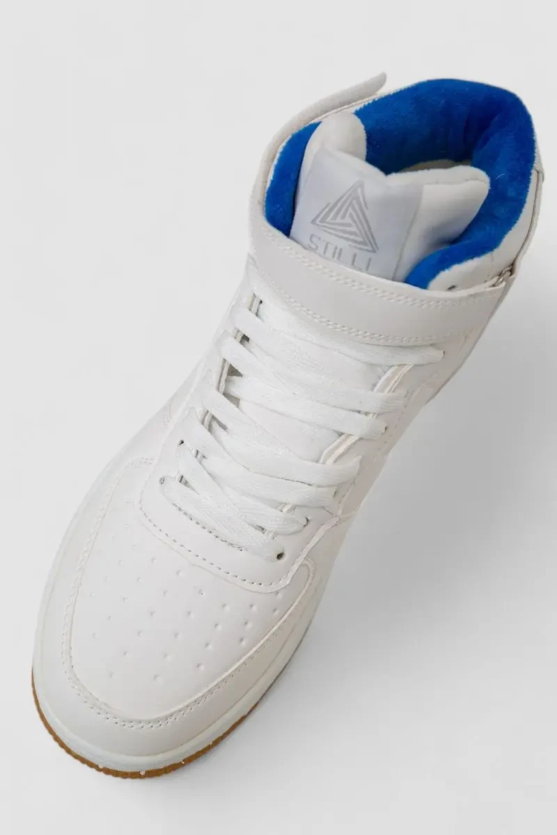 Кросівки чоловічі зимові на хутрі, колір біло-синій, 248RH1020 2