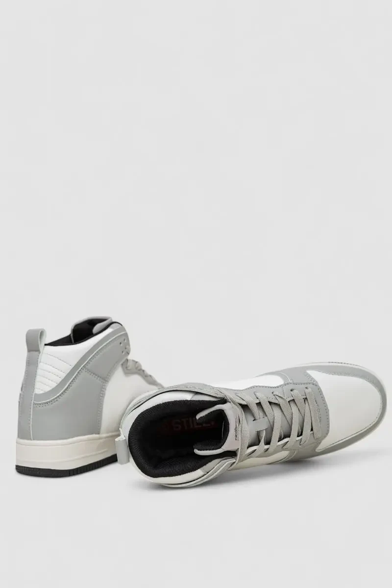 Кросівки чоловічі зимові на хутрі, колір біло-сірий, 248RCX698 5