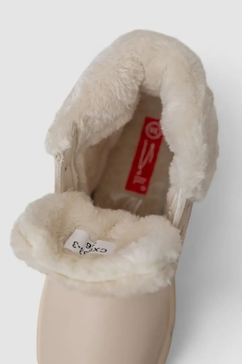 Черевики зимові жіночі на хутрі, колір бежевий, 248RCX663-1 6