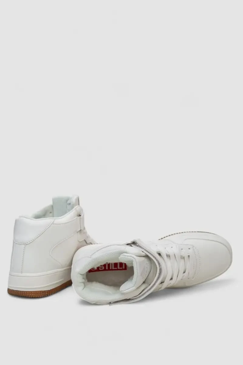 Кросівки чоловічі зимові на хутрі, колір біло-бежевий, 248RCX630 5