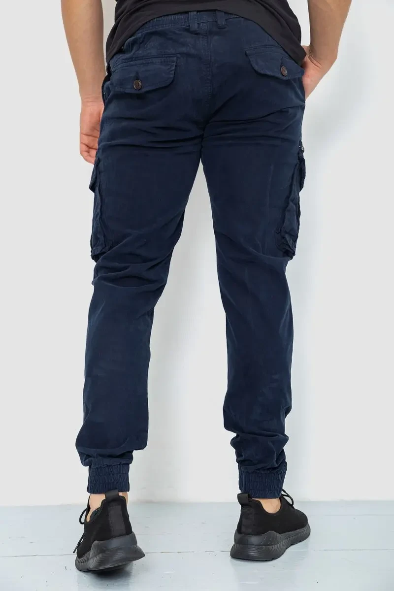 Штани карго чоловічі, колір темно-синій, 244R2073 4
