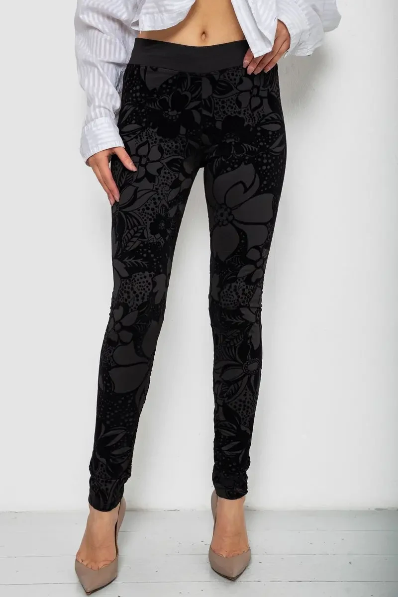 Лосини однотонні, колір чорний, 238R327-4