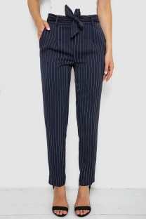 Штани жіночі в смужку, колір синій, 238RP85