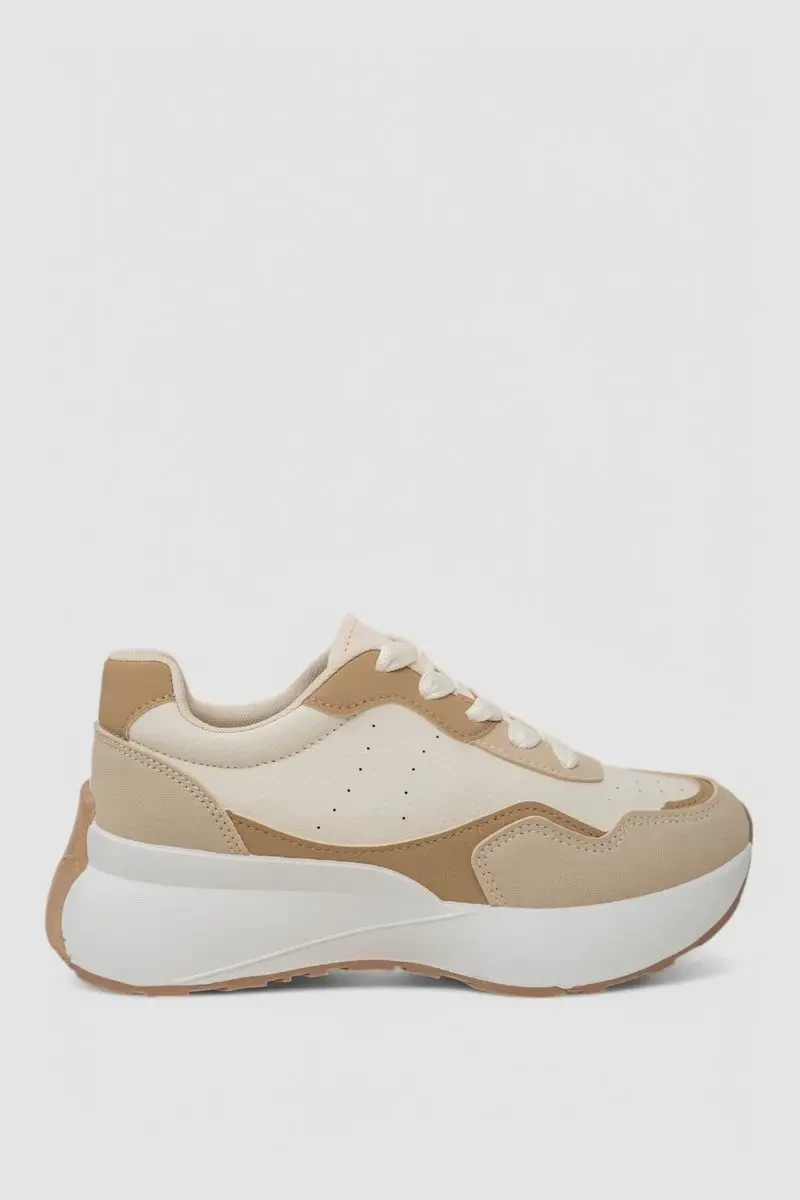 Кросівки жіночі, колір бежевий, 248RXM40