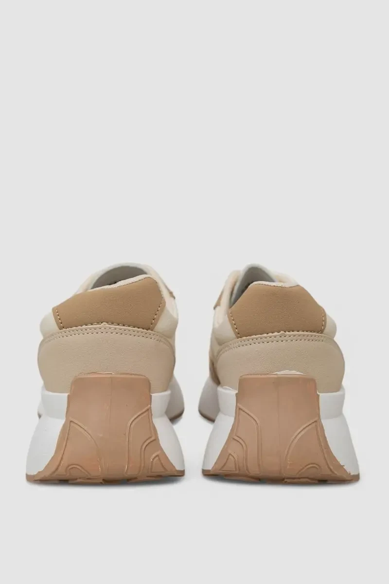 Кросівки жіночі, колір бежевий, 248RXM40 4