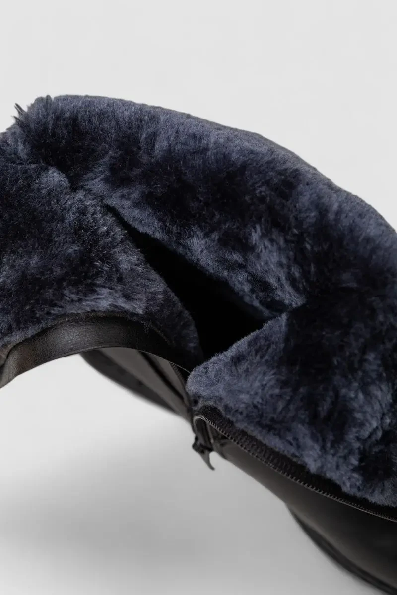 Чоботи жіночі зимові на хутрі, колір чорний, 243RY202 6