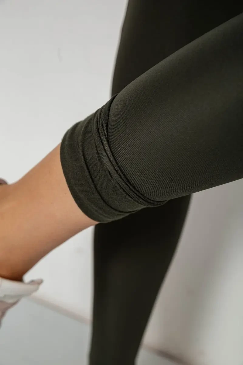 Лосини однотонні, колір хакі, 238R57308 5