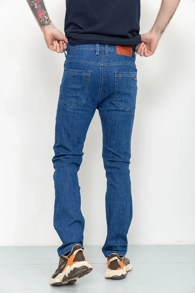 Джинси чоловічі демісезонні, колір синій, 190R501 4