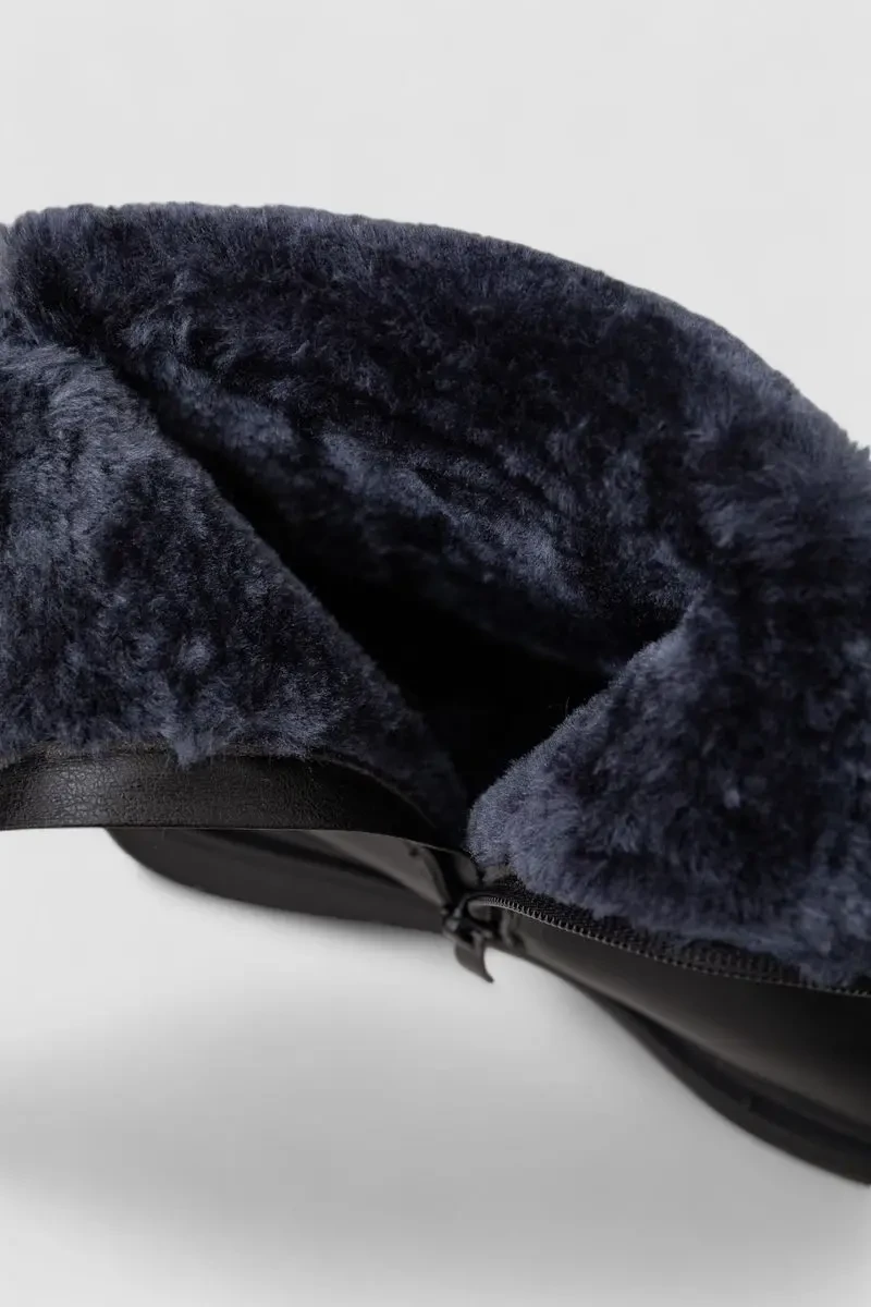 Чоботи жіночі зимові на хутрі, колір чорний, 243RY212 6