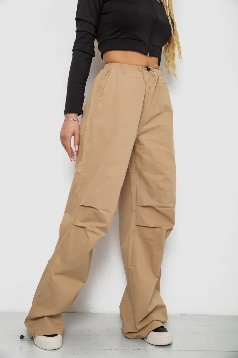Штани карго жіночі, колір бежевий, 238R5333 3