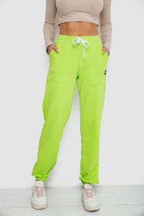 Спортивні штани жіночі, колір салатовий, 247R4670