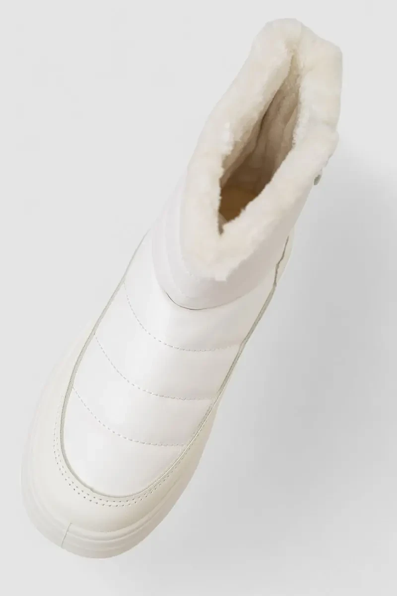 Дутики жіночі зимові на хутрі, колір білий, 248RAM018 2