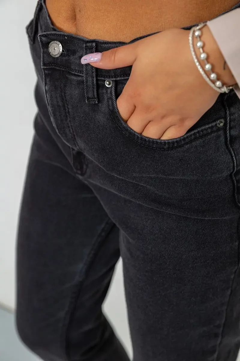 Джинси жіночі, колір чорний, 244R163-449 5