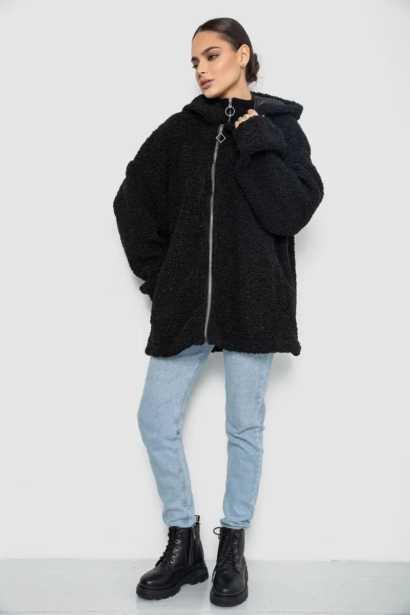 Кофта жіноча ошатна 186R622, колір чорний, 102R5265 2