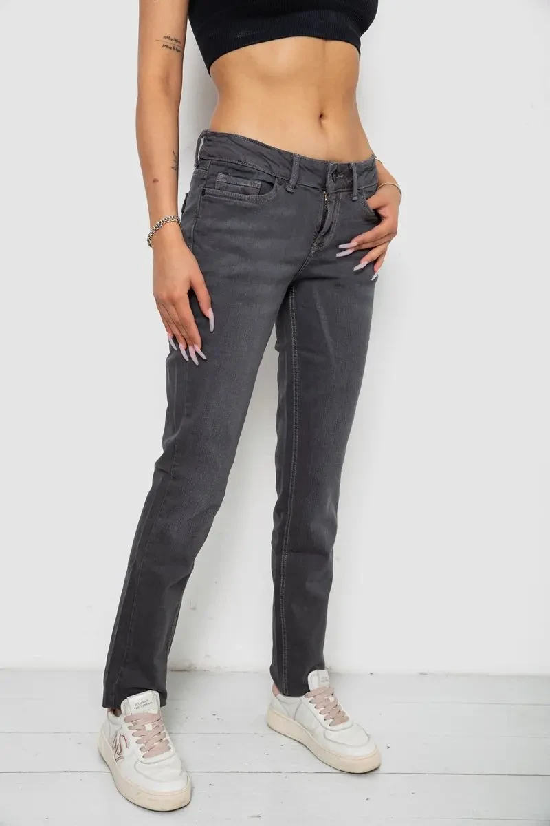 Джинси жіночі, колір сірий, 244R014-1 3
