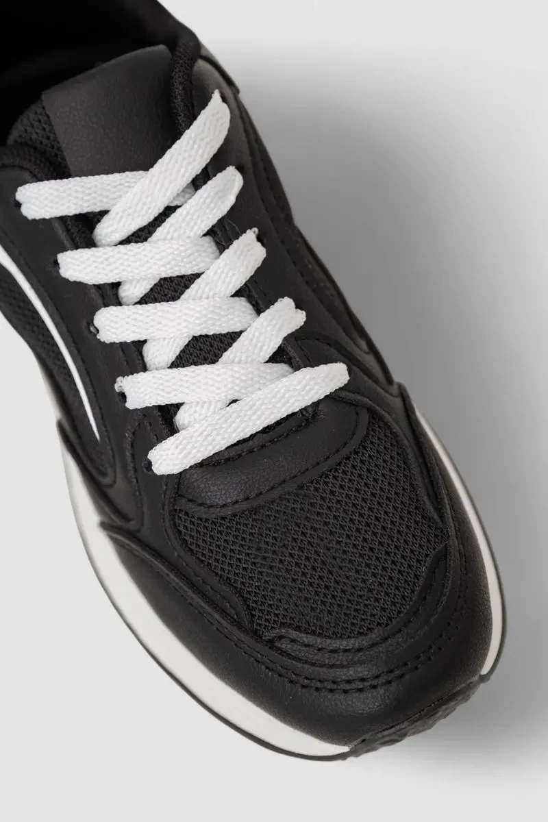 Кросівки жіночі, колір чорно-білий, 248RG30 2
