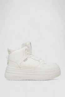 Кросівки жіночі зимові на хутрі, колір білий, 248RAM09