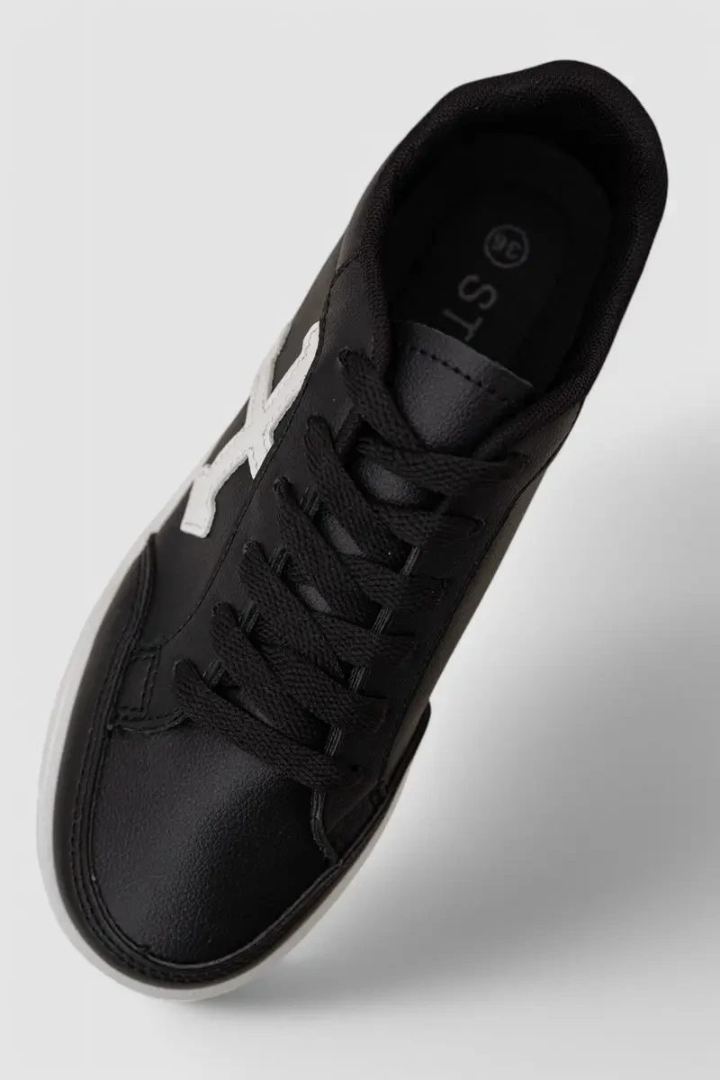 Кеди жіночі, колір чорно-білий, 248RAD15 2