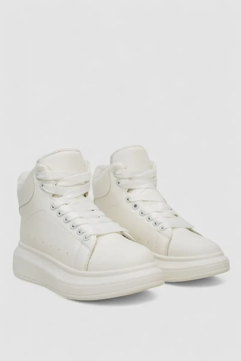 Кросівки жіночі зимові на хутрі, колір білий, 248RA2254 3