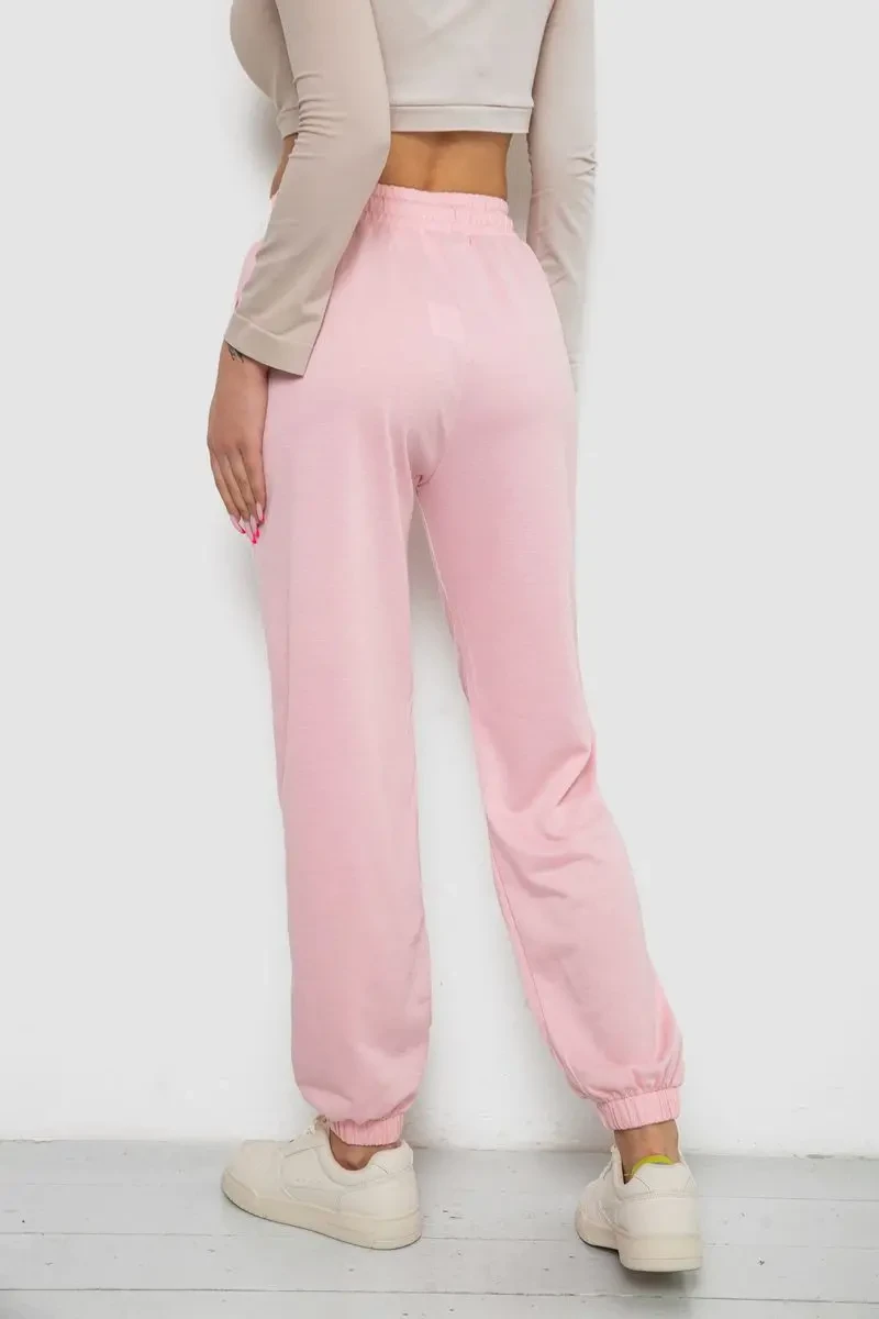 Спортивні штани жіночі, колір рожевий, 238RJH019 4