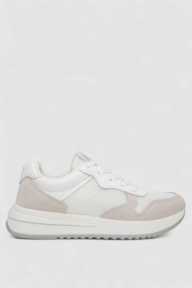 Кросівки жіночі, колір біло-сірий, 248RG20