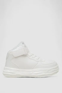 Кросівки жіночі зимові на хутрі, колір білий, 248RCX686