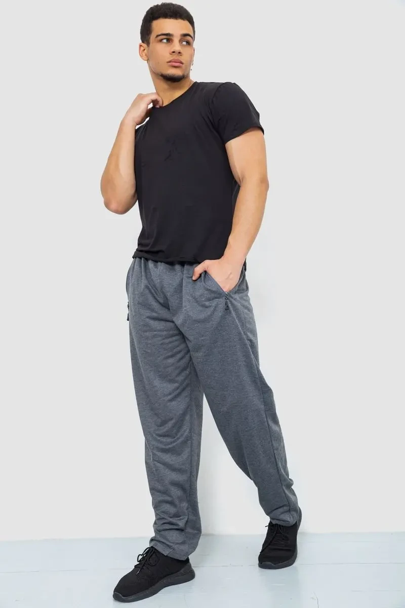 Спорт чоловічі штани, колір сірий, 244R41392 2