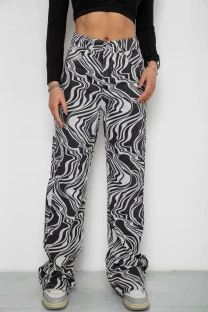 Джинси жіночі, колір чорно-білий, 250R1145