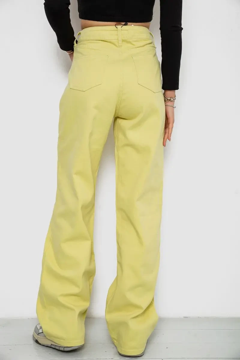 Джинси жіночі, колір жовтий, 250R1119 4