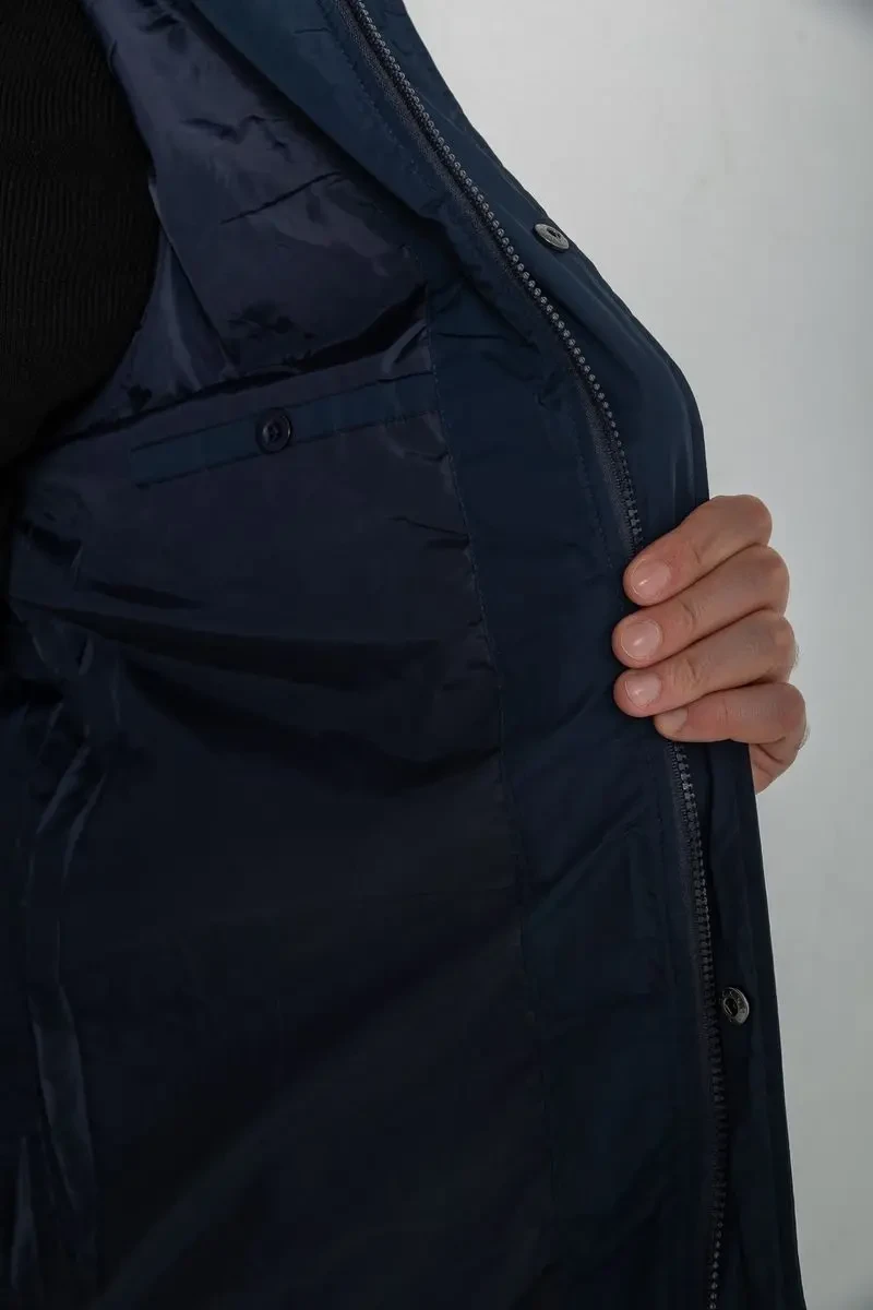 Жилетка чоловіча демісезонна, колір темно-синій, 244RM5 8