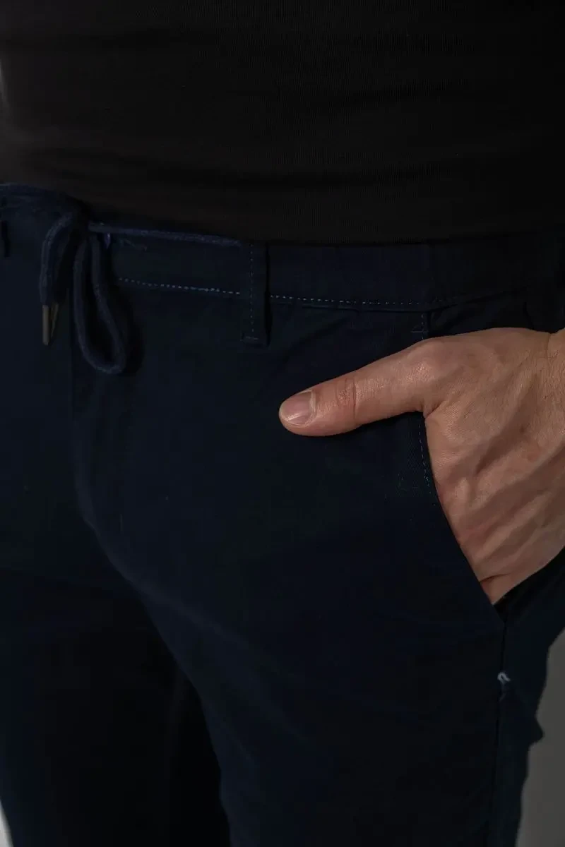 Джоггери чоловічі, колір темно-синій, 244RTE916 5