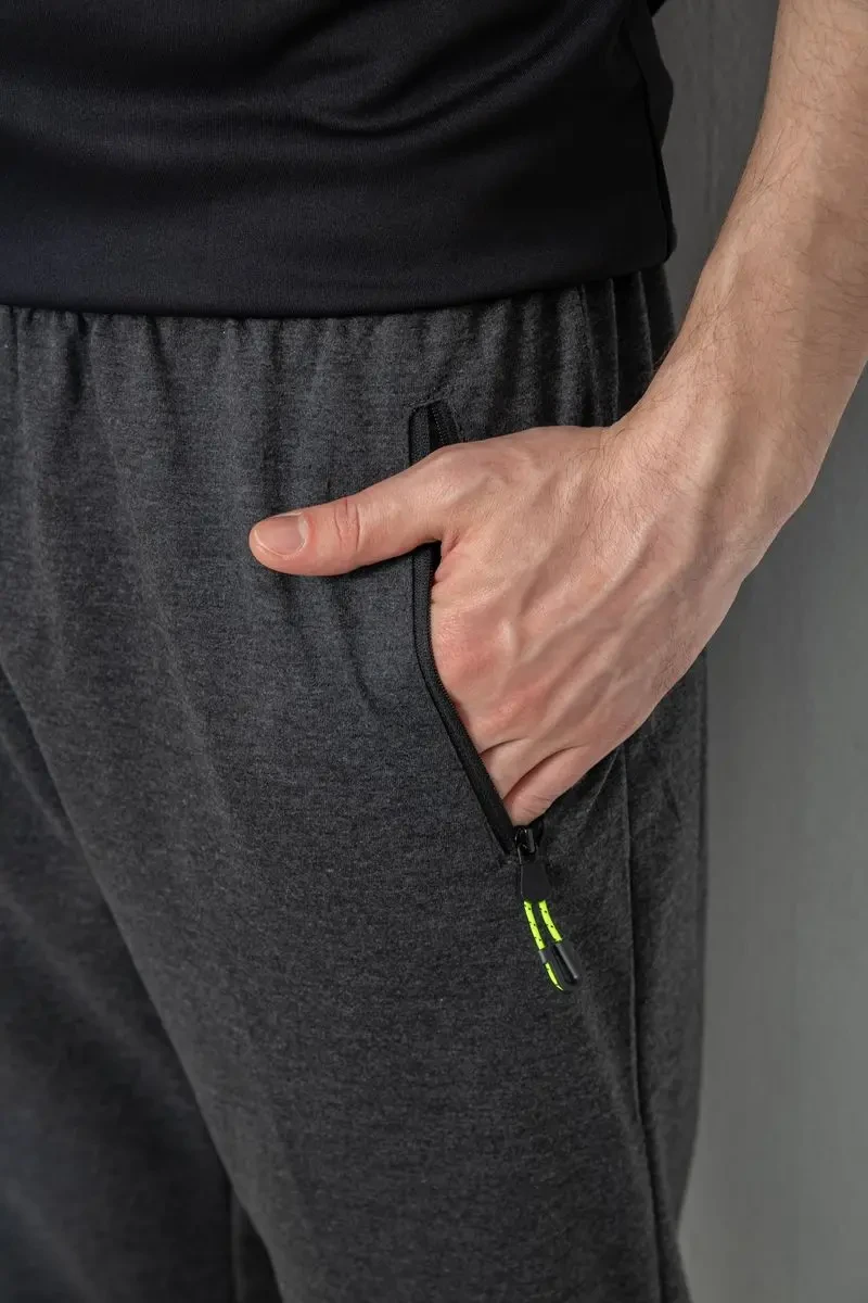 Спорт штани чоловічі, колір темно-сірий, 244RY-418 5