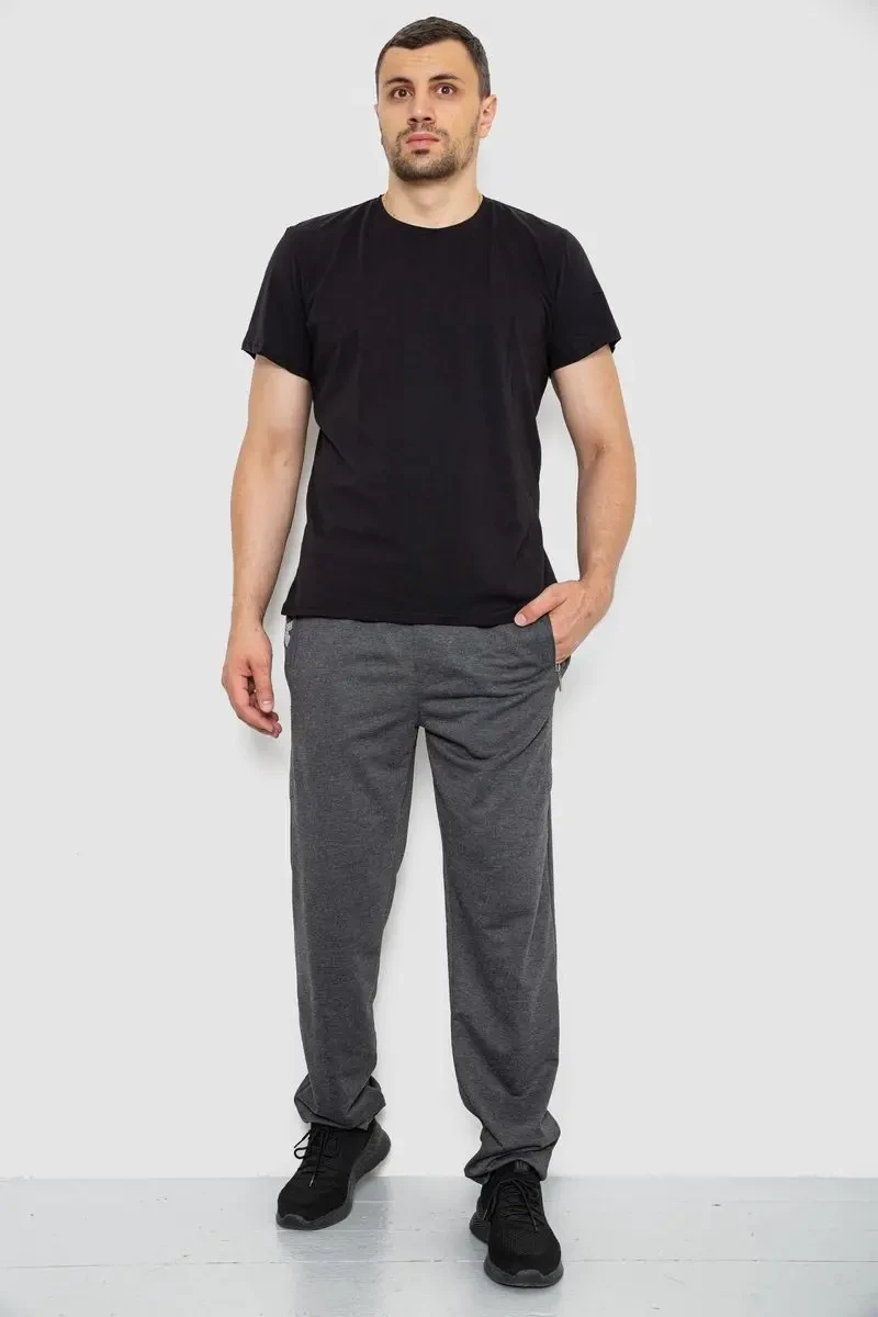 Спорт штани чоловічі, колір темно-сірий, 244R4932 2