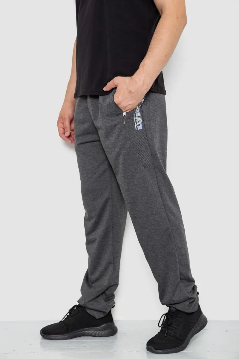Спорт штани чоловічі, колір темно-сірий, 244R4932 3