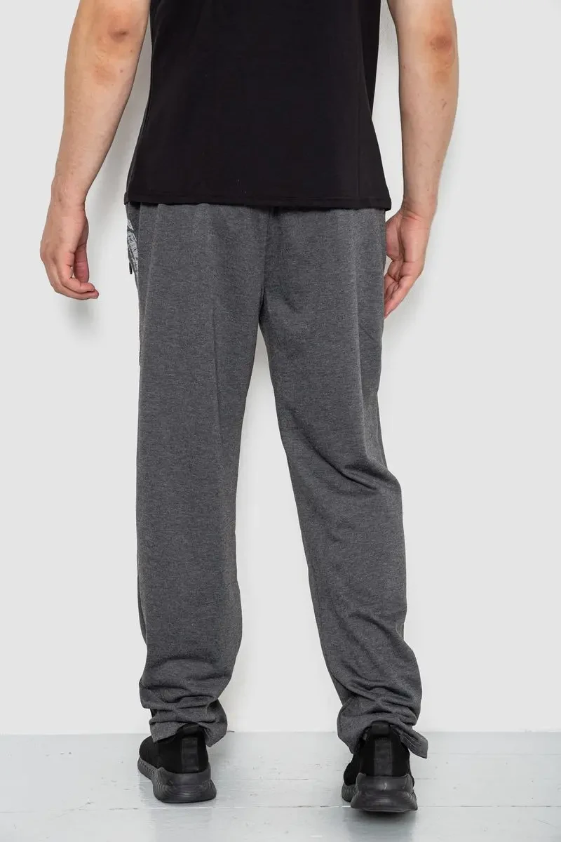 Спорт штани чоловічі, колір темно-сірий, 244R4932 4