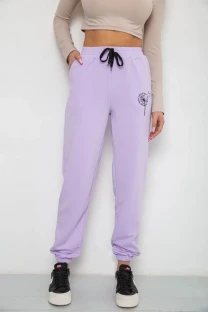 Спортивні штани жіночі, колір світло-бузковий, 238R121