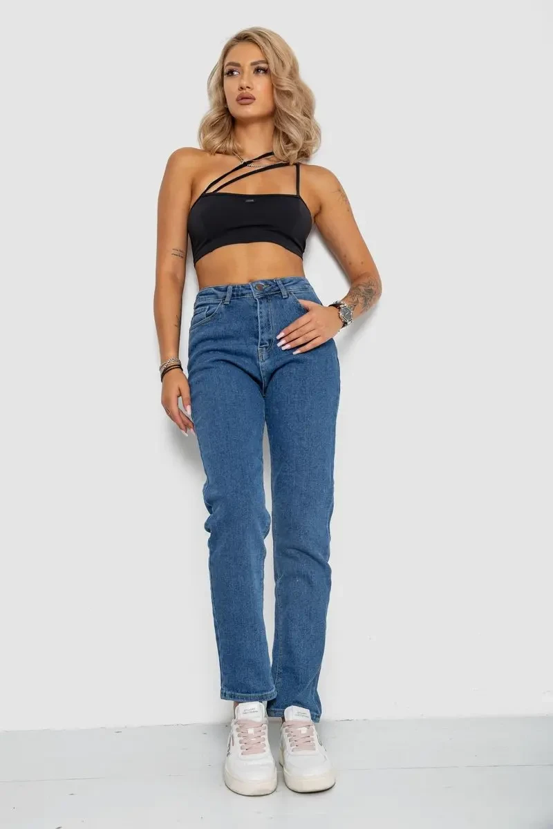 Джинси жіночі MOM, колір синій, 244R920 2