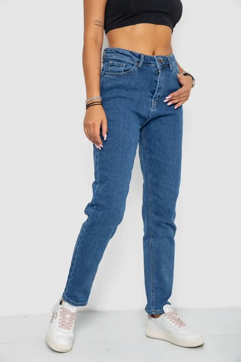Джинси жіночі MOM, колір синій, 244R920 3