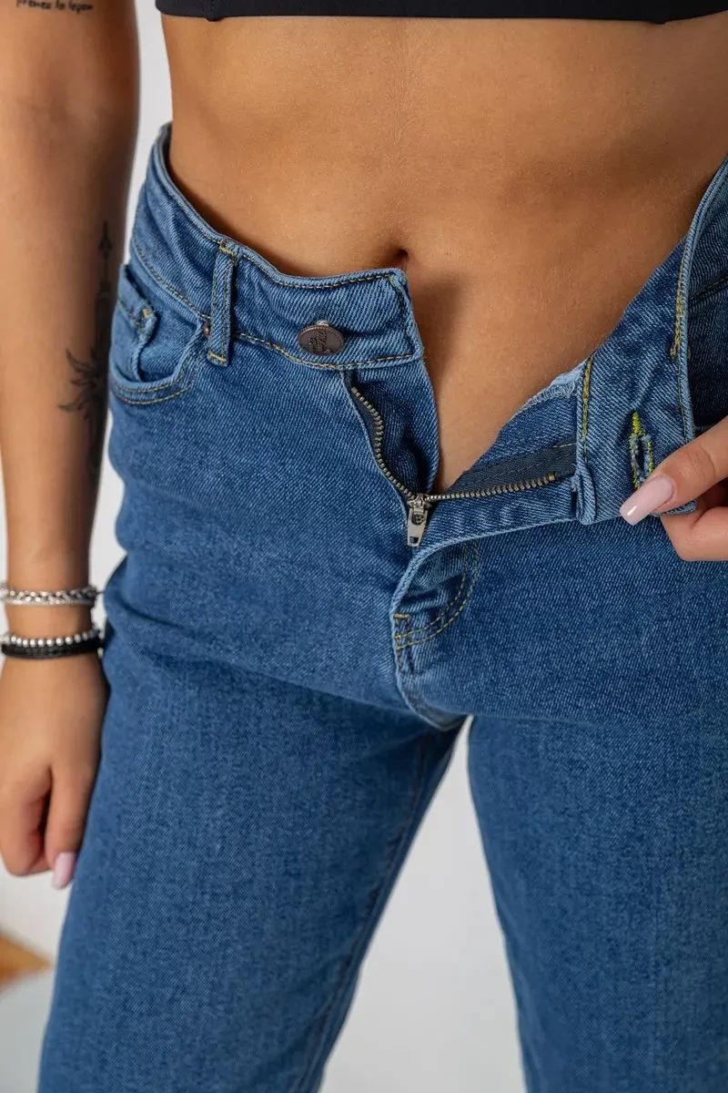 Джинси жіночі MOM, колір синій, 244R920 5