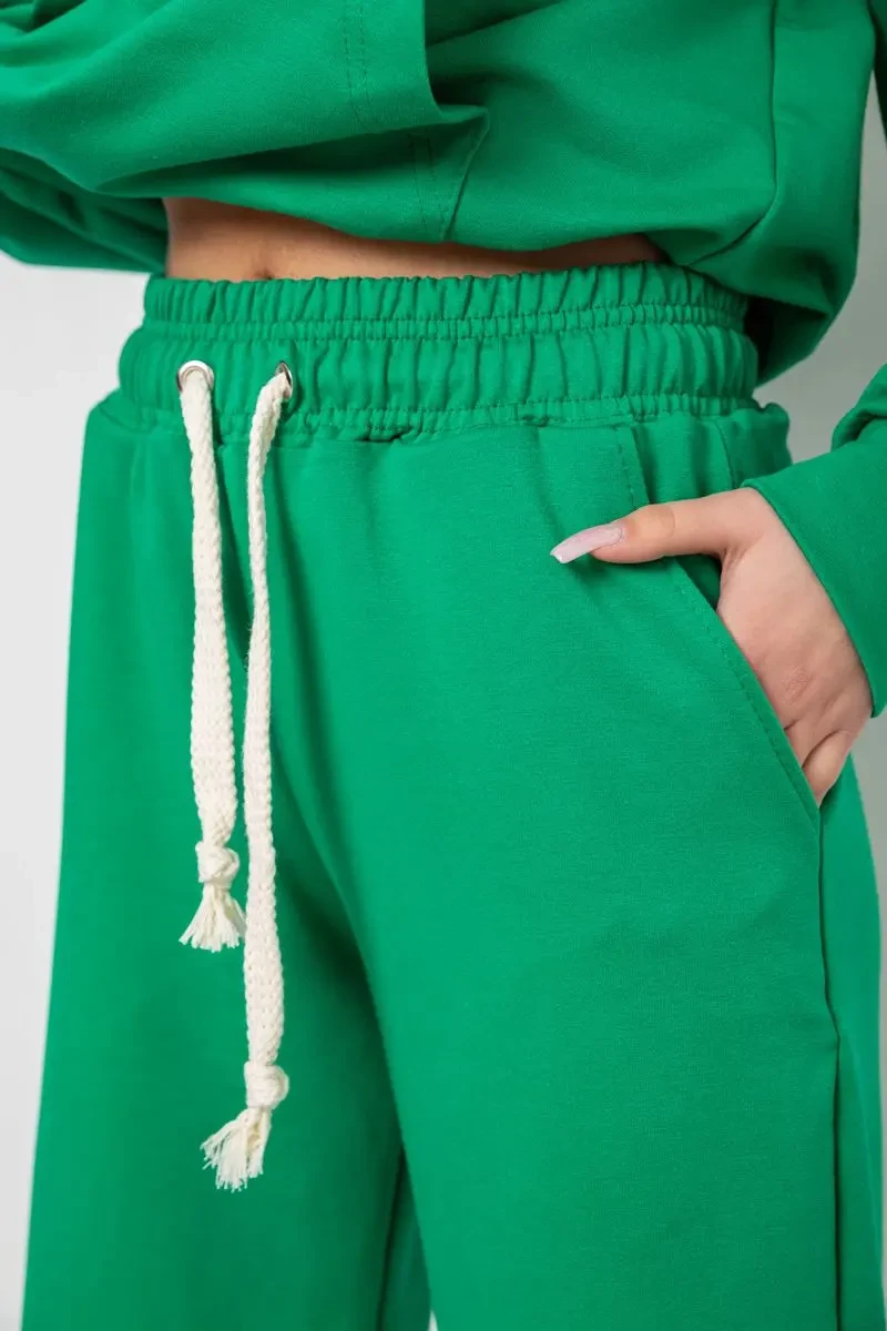 Спортивний костюм жіночий, колір зелений, 241R2001-11 5