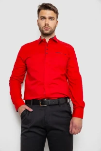 Сорочка чоловіча, колір червоний, 214R7150