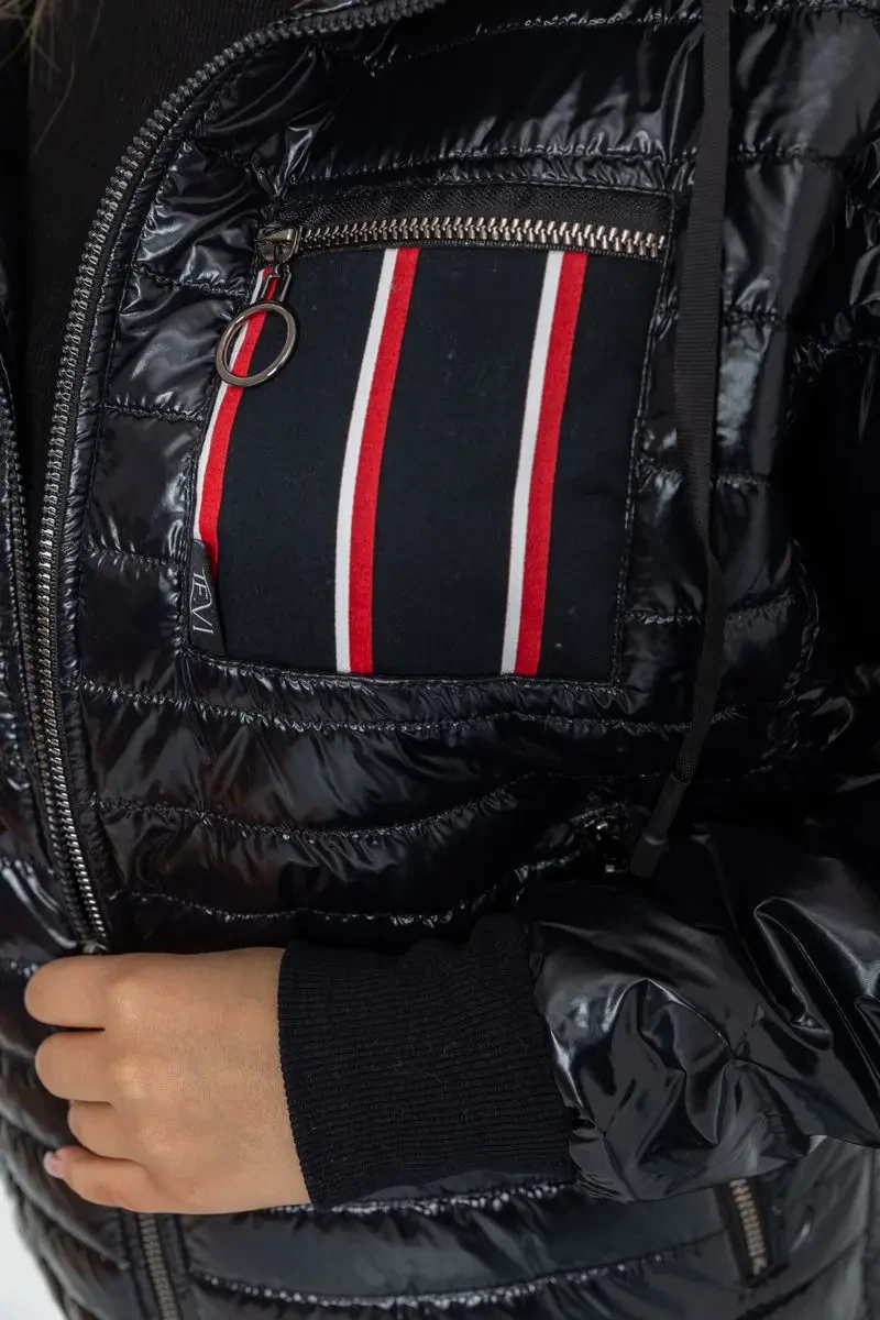 Куртка жіноча демісезонна, колір чорний, 102R5222 6