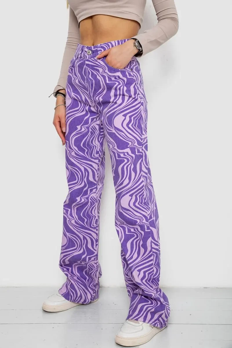 Джинси жіночі, колір бузковий, 250R1145 3