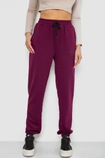 Спортивні штани жіночі, колір сливовий, 238R121