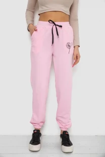 Спортивні штани жіночі, колір рожевий, 238R121