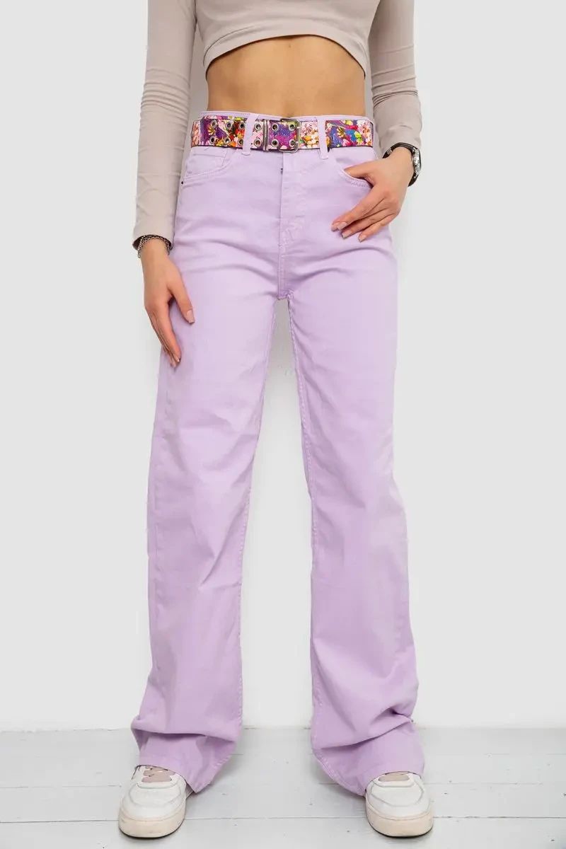 Джинси жіночі, колір бузковий, 250R00160