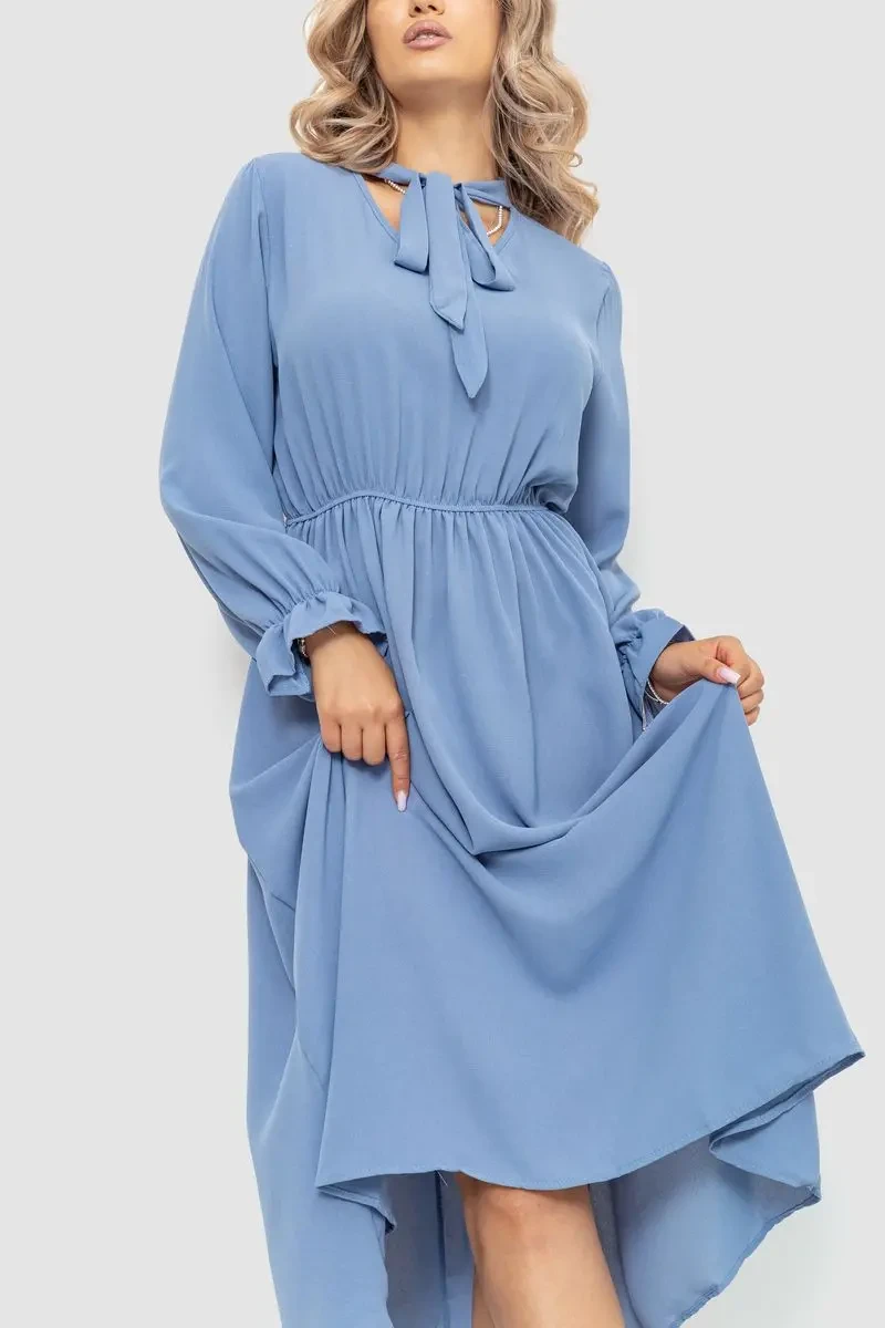 Ошатне плаття, колір джинс, 204R601 2