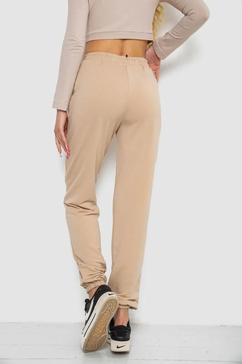 Спортивні штани жіночі, колір бежевий, 238R121 4