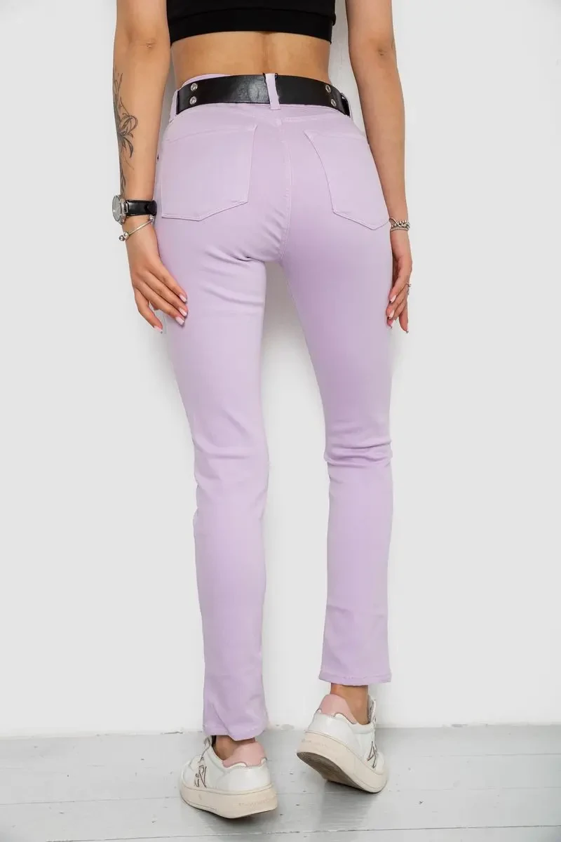 Джинси жіночі, колір бузковий, 182R00251 4